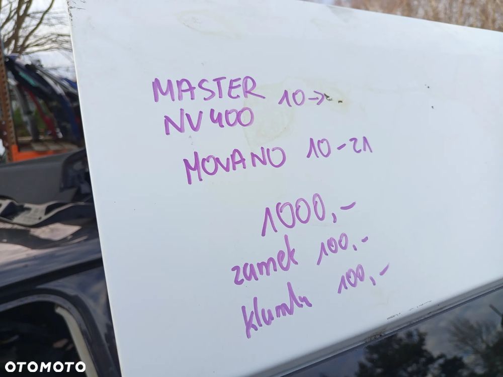 RENAULT MASTER NV400 10- MOVANO 10-21 OSPRZĘT DRZWI PRAWE PRZESUWNE ZAMEK KLAMKA - 6