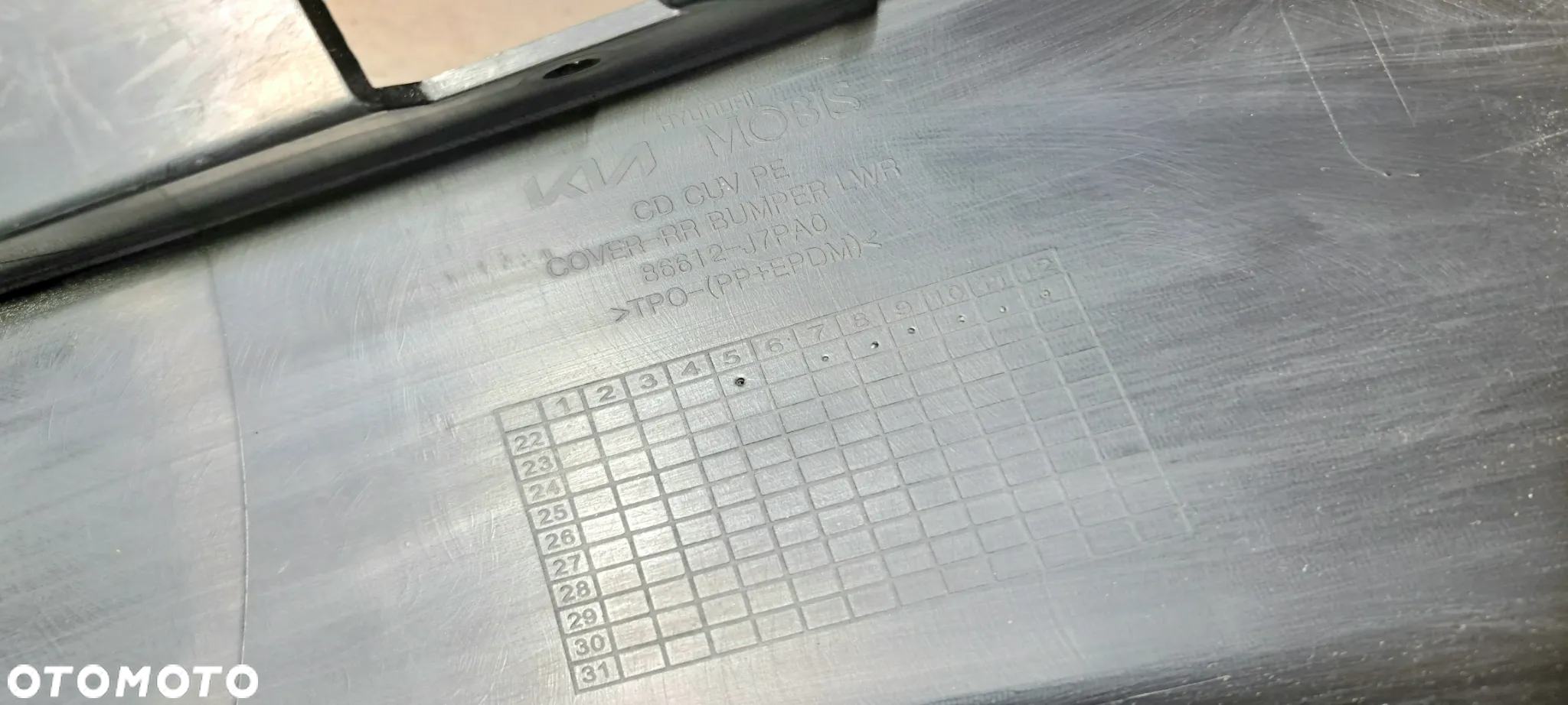 Dokładka Spoiler Zderzaka Tył Kia X-Ceed Lift 2022- 86612-J7PA0 - 2