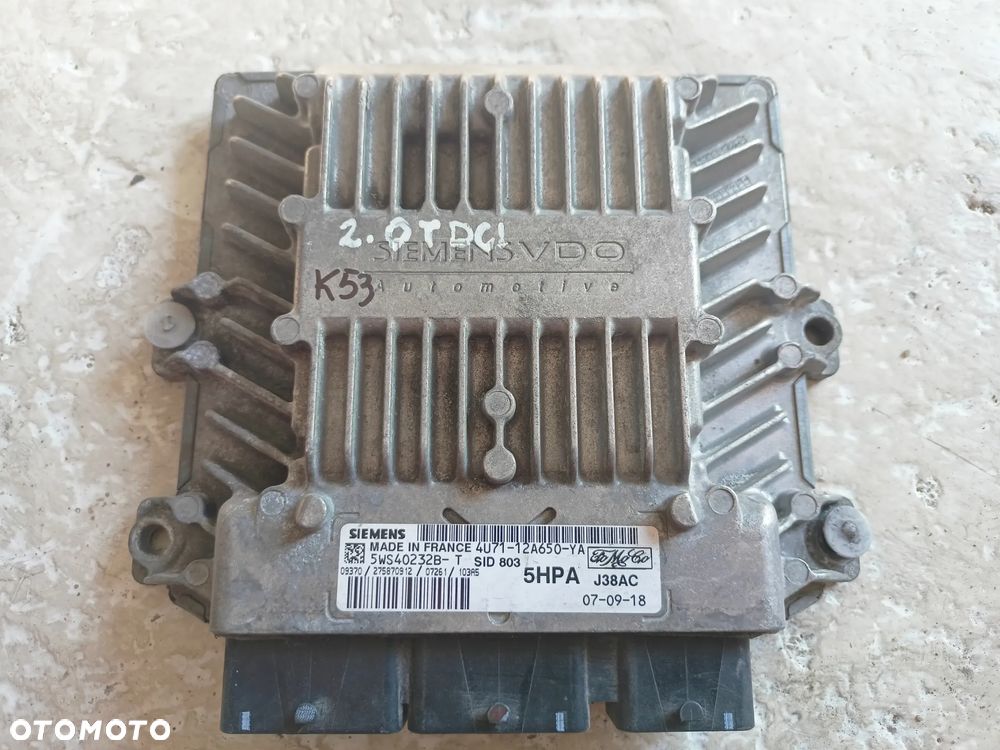 KOMPUTER STEROWNIK SILNIKA FORD 4U71-12A650-YA - 1