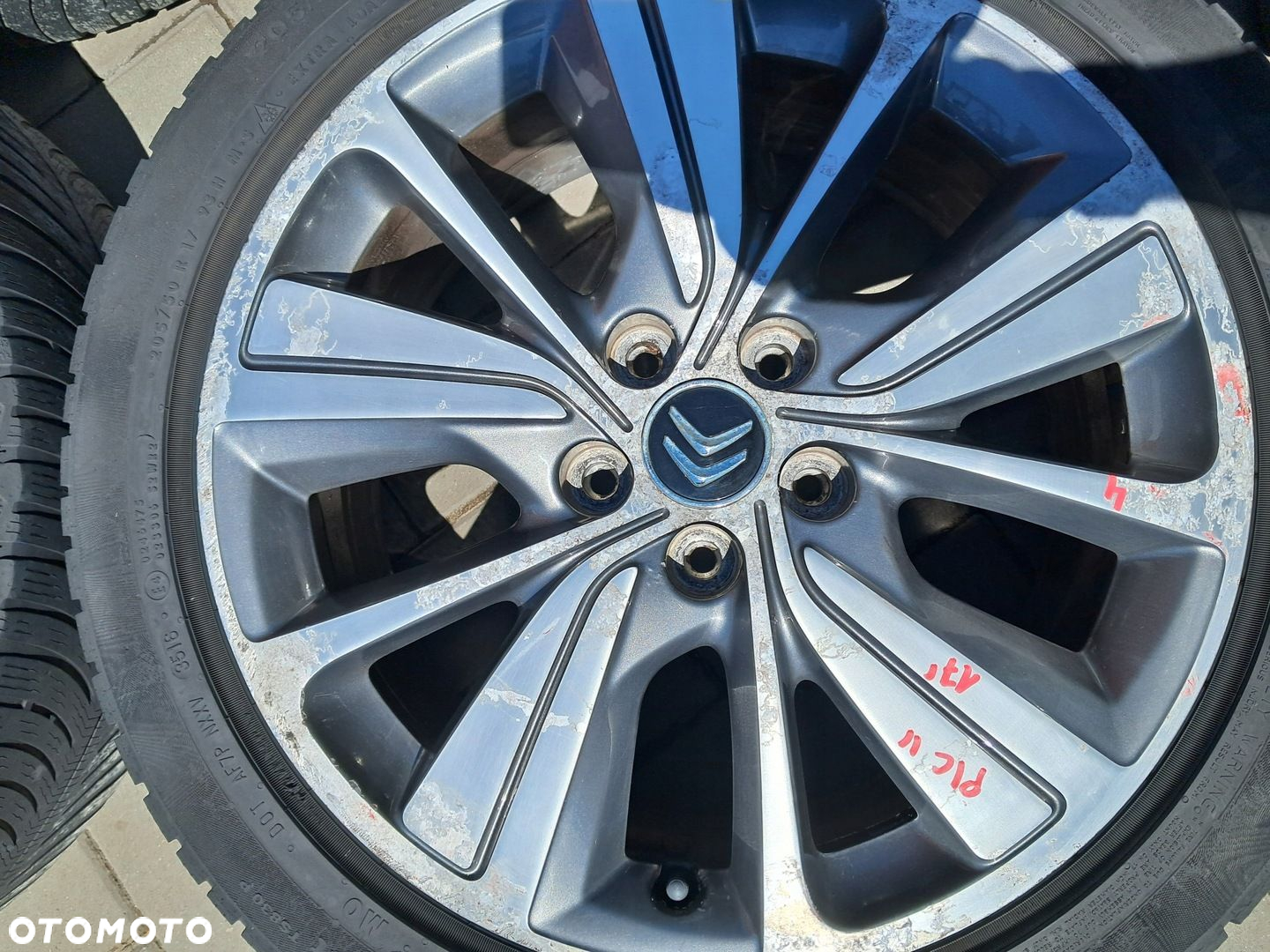 Citroen C4 Grand Picasso II Felgi aluminiowe 9677090377 7.0"x17" 5x108 ET50 - 16