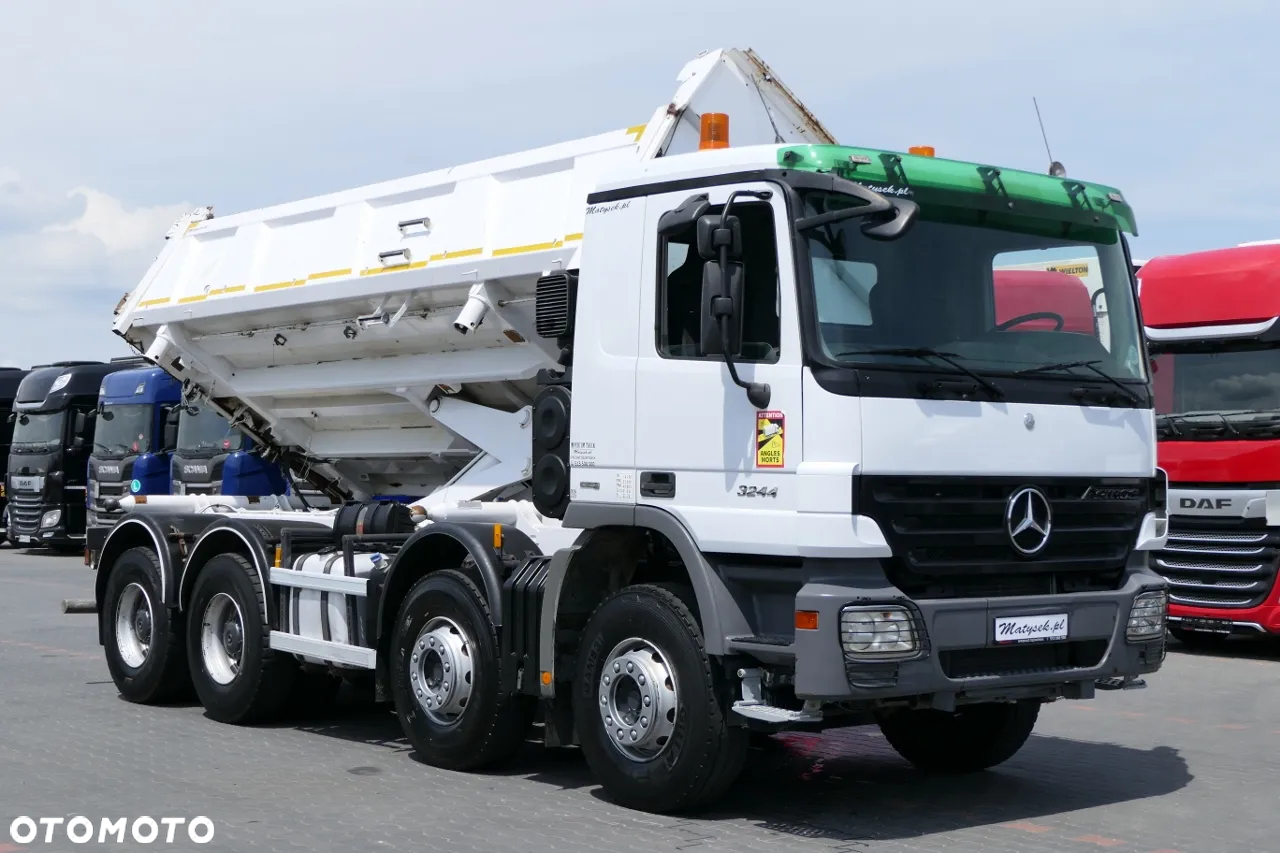 Mercedes-Benz ACTROS 32 440 / 8x4 / WYWROTKA + HYDROBURTA / EPS + SPRZĘGŁO / ŁADOWNOŚĆ : 18 TON - 8