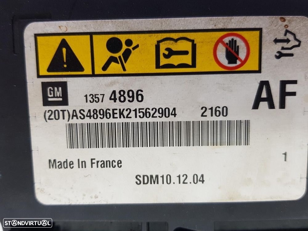 CENTRALINA AIRBAG OPEL ASTRA J 2009 - 1