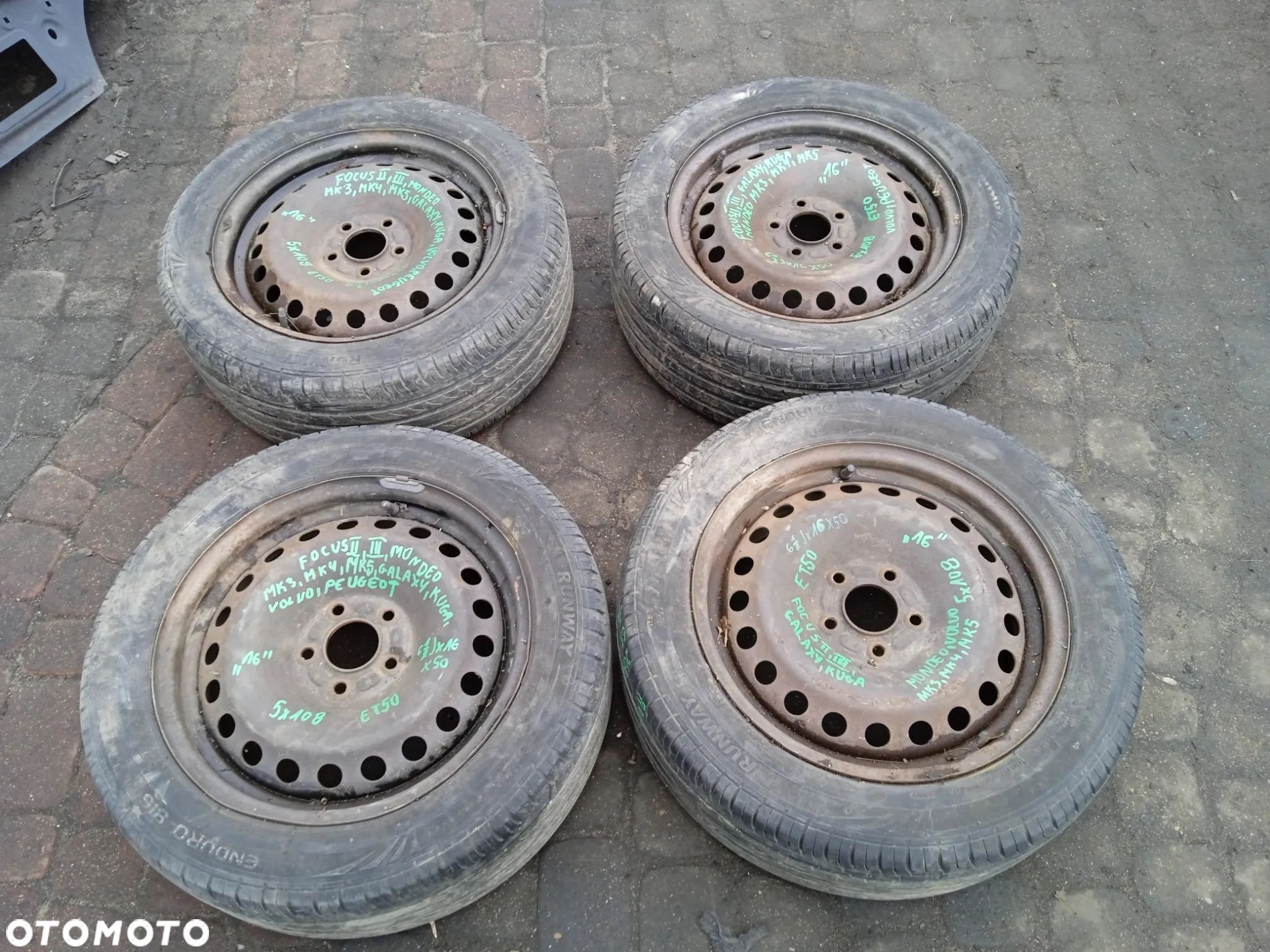 FELGA FORD MONDEO FOCUS GALAXY KUGA 16' ET 50 5x108 - 1