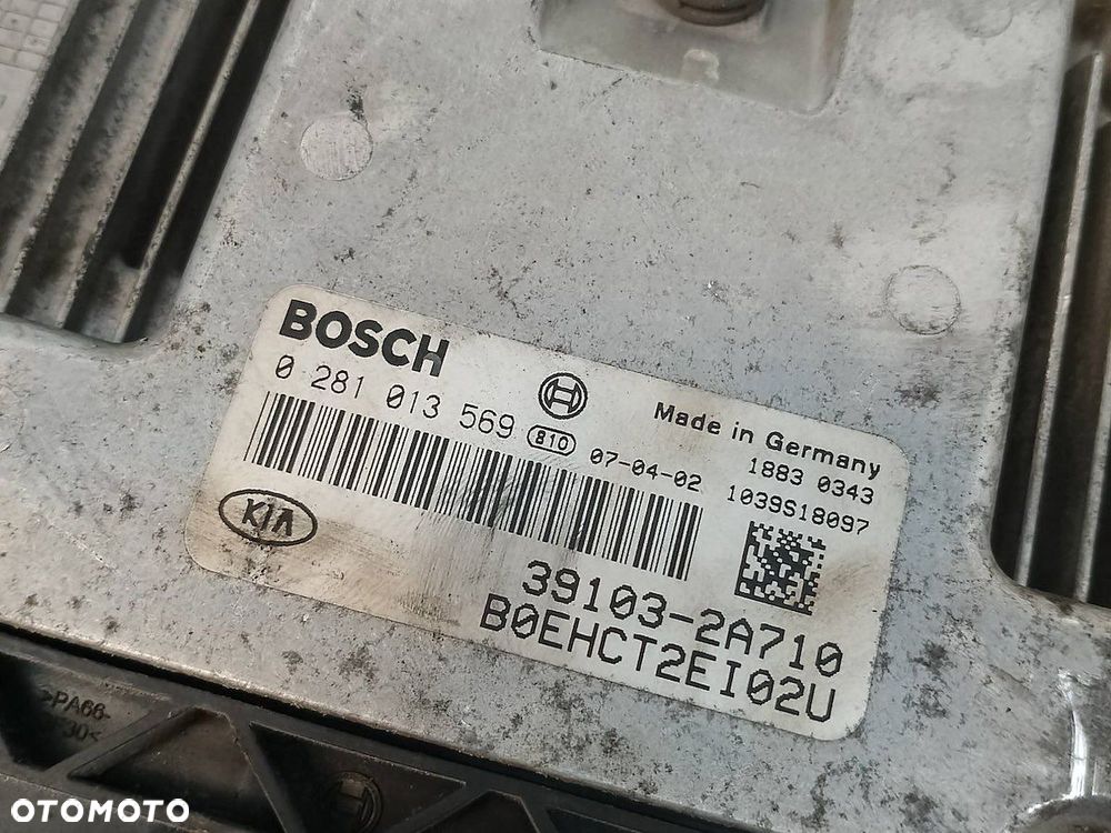 KOMPUTER, STEROWNIK KIA CEED 39103-2A710  0281013569 1.6 CRDI - 4