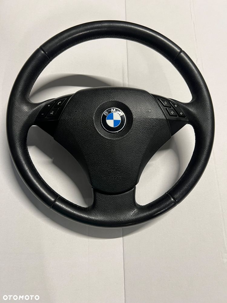 KIEROWNICA SKÓRZANA KOMPLETNA BMW E60 E61 LIFT - 1