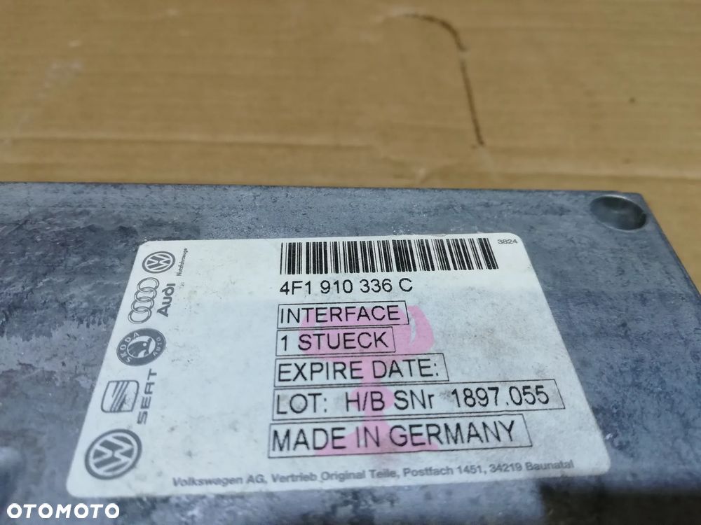 AUDI A8 D3 moduł BLUETOOTH 4F1862335 4F1910336C - 3