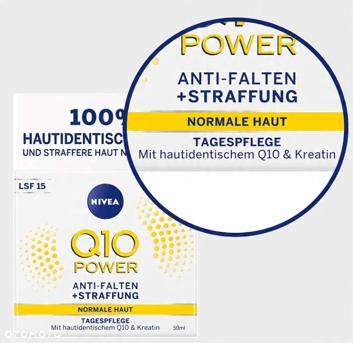 Krem przeciwstarzeniowy do twarzy Nivea Q10 UJĘDRNIENIE 15 SPF dzień 50ml - 13