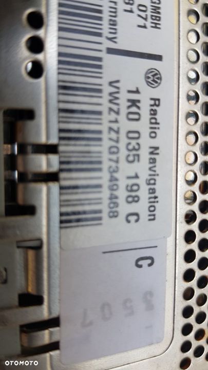 RADIO NAWIGACJA VW PASSAT B6 1K0035198C - 3