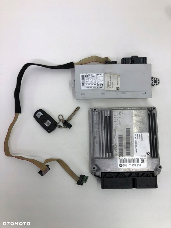BMW E60 E61 3.0D M57 MODUŁ KOMPUTER STEROWNIK SILNIKA 6943797 7799856