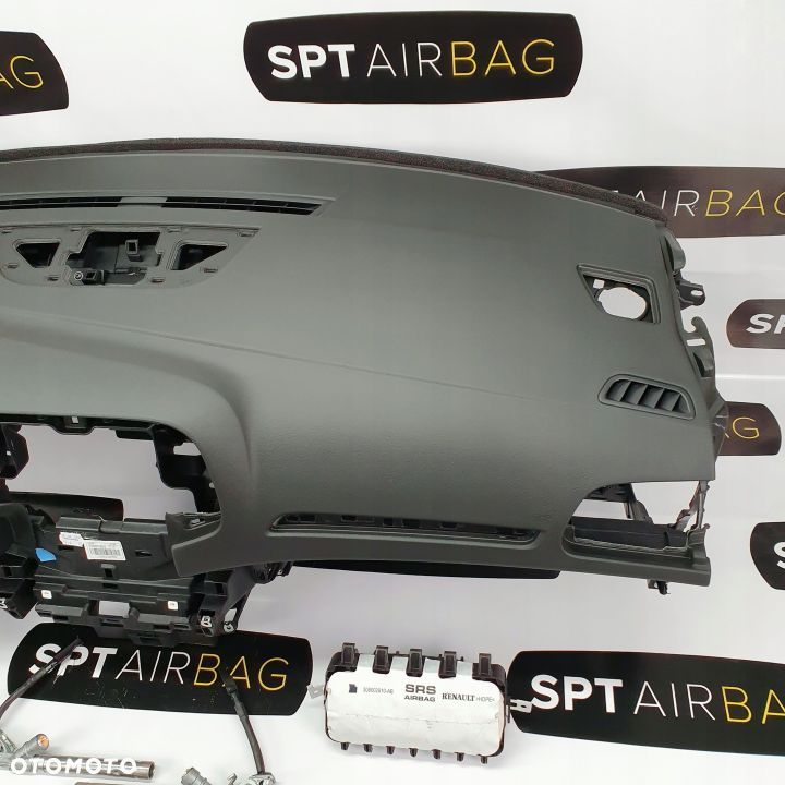 RENAULT MEGANE IV DESKA ROZDZIELCZA KONSOLA KOKPIT PULPIT PODUSZKI AIRBAG AIR BAG PASY KIT SET - 3