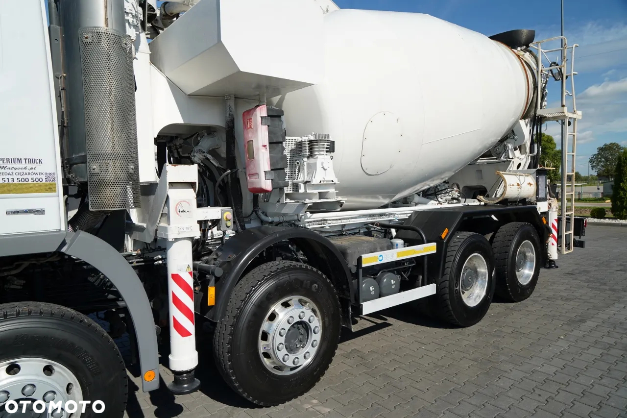 Mercedes-Benz ACTROS 3241 / POMPOGRUSZKA / 8X4 / BETONIARKA + POMPA SERMAC 3Z24 / EPS + SPRZĘGŁO / ALUFELGI - 12