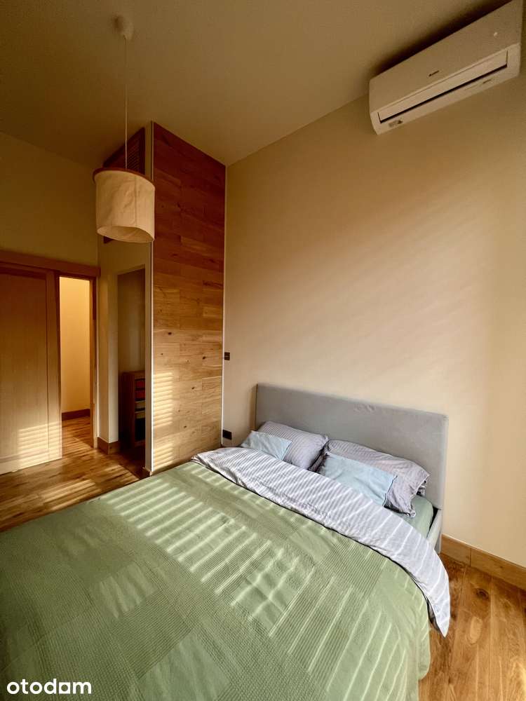 Słoneczne dwupokojowe mieszkanie premium (50m2) z balkonem w centrum