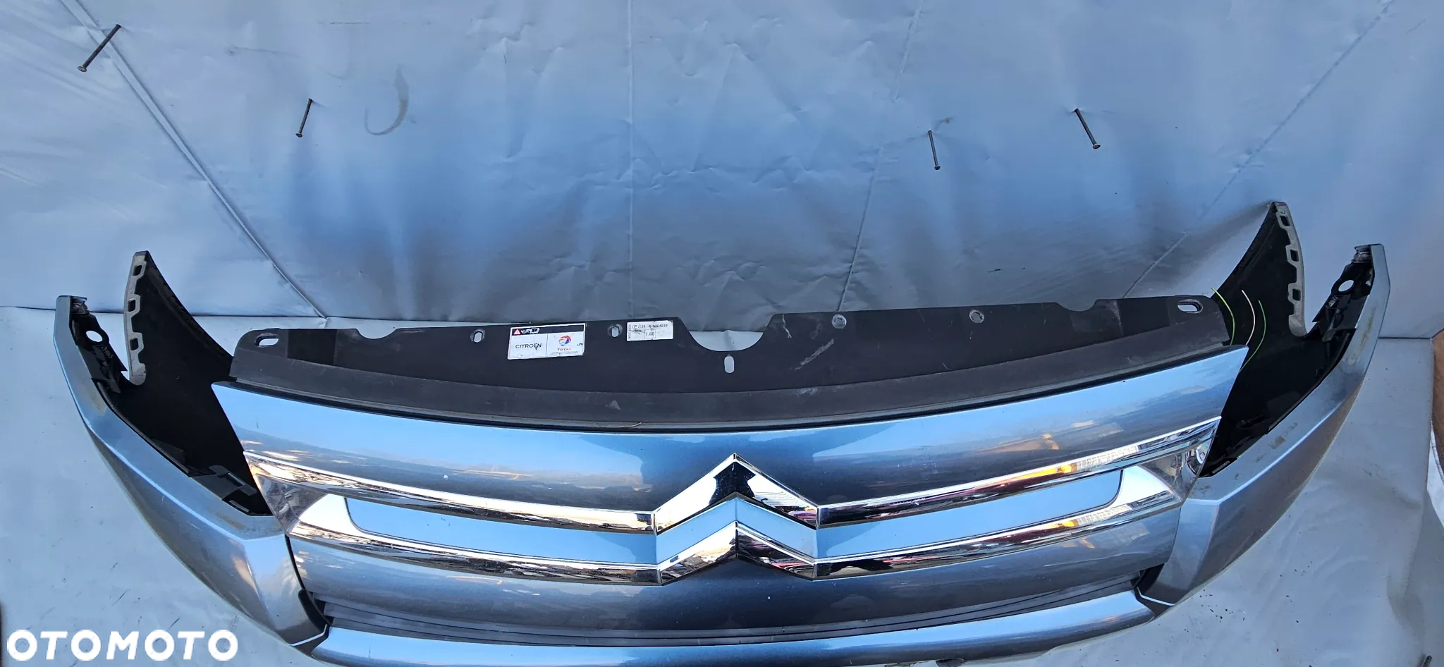 CITROEN BERLINGO III MULTISPACE ZDERZAK PRZEDNI GRILL HALOGENY - 4