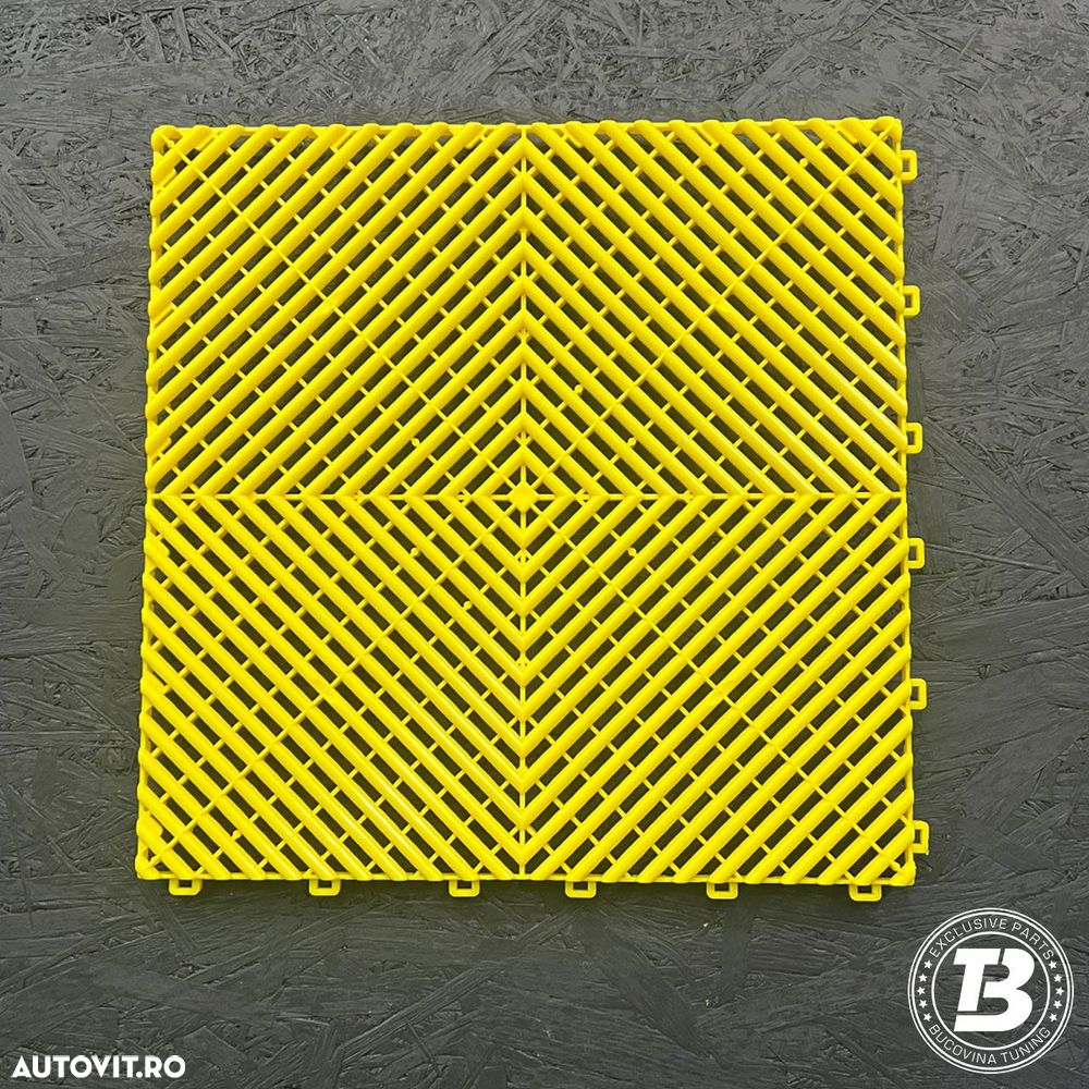 Pardoseala Modulara pentru Garaj si Ateliere Detailing - Galben - 11