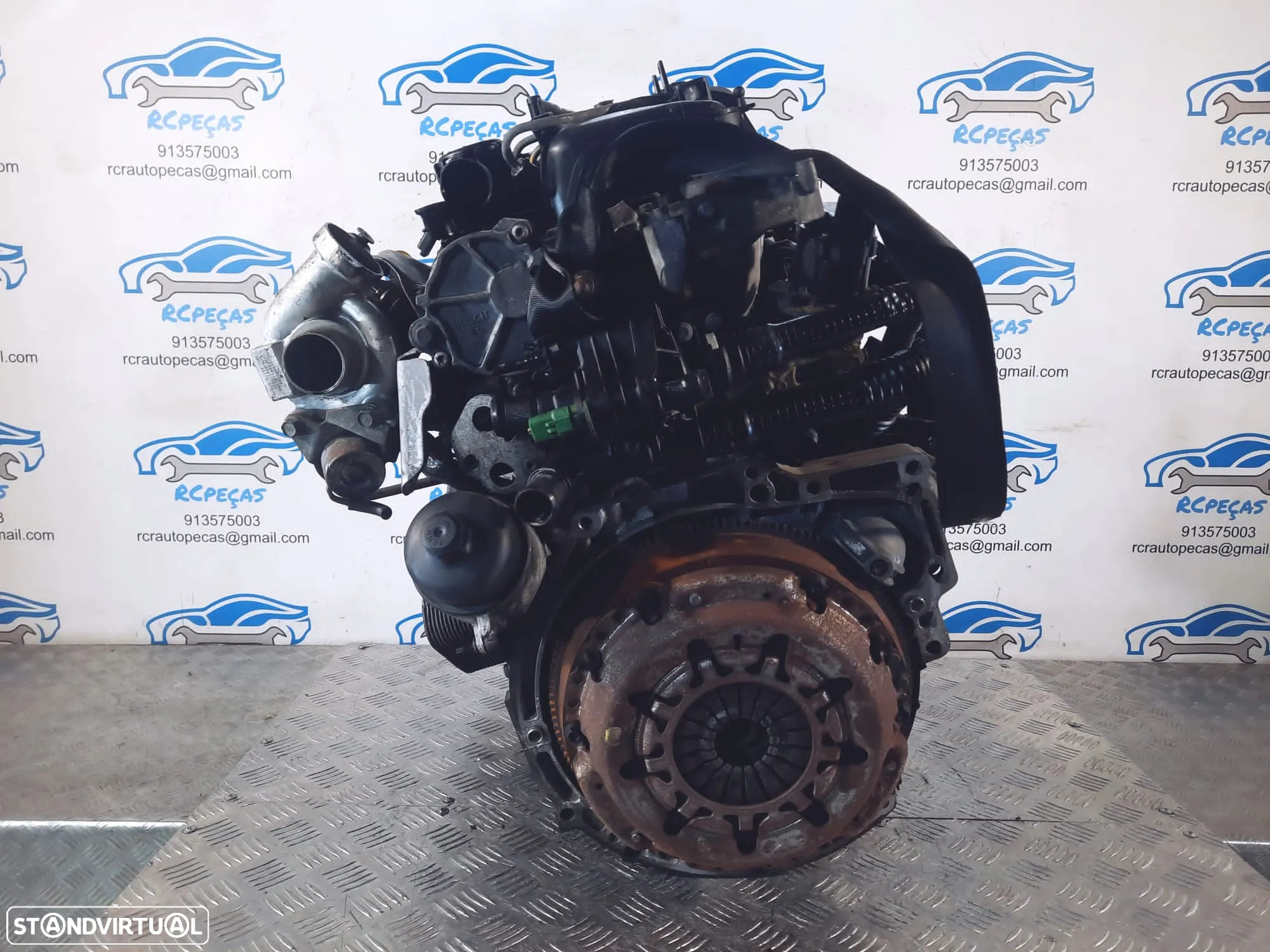 MOTOR COMPLETO 1.6 TDCI 16V 90CV HHJE FORD FIESTA VI 6 MK6 MOTOR ARRANQUE ALTERNADOR BIMASSA COMPRESSOR EMBRAIAGEM BOMBA DIRECAO INJETORES - 2