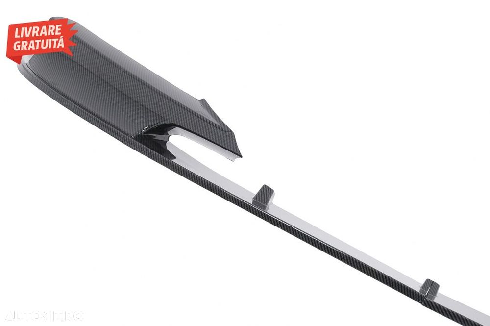 Prelungire Bara Fata cu Difuzor Bara Spate BMW Seria 3 F30 F31 (2011-up) M Perform- livrare gratuita - 3