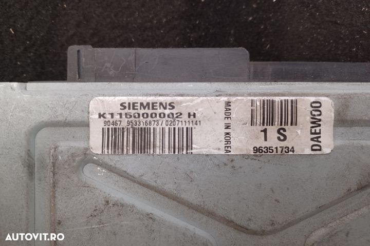 Calculator motor ECU 96251734 953316873 96251734 953316873 Daewoo Mat - 6