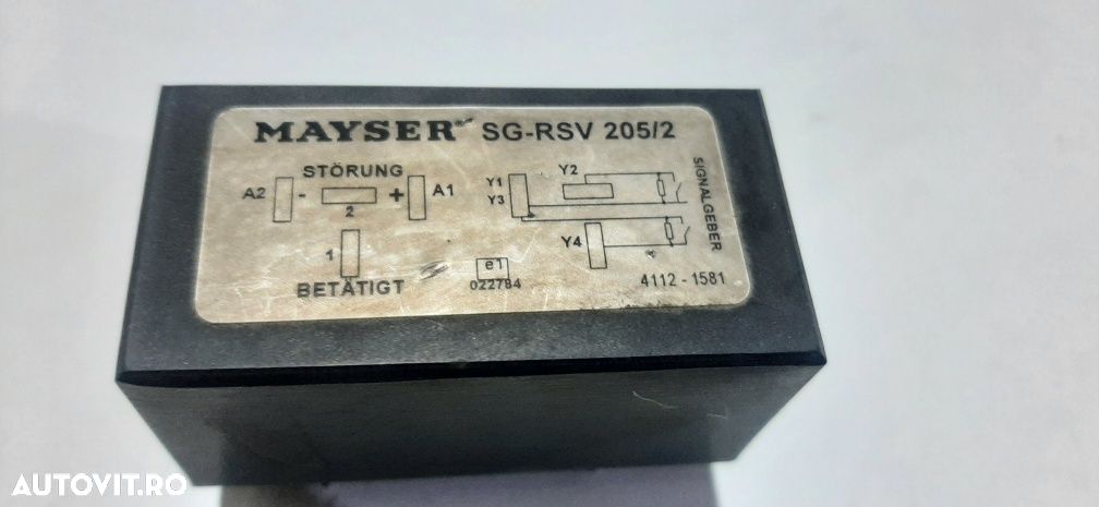 Releu/ unitate de comanda usi autobuz Bova marca Mayser SG-RSV 205/2 - 1