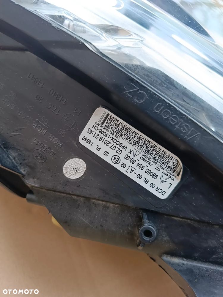 Bi-xenon przedni lewy LED Citroen DS5 DS-5 lampa 9806093480-00 reflektor - 4