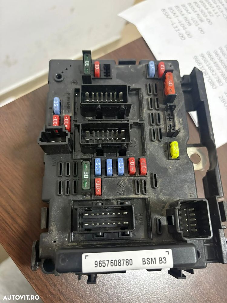 Citroen Xsara unitate control BSM 9657608780 - 1