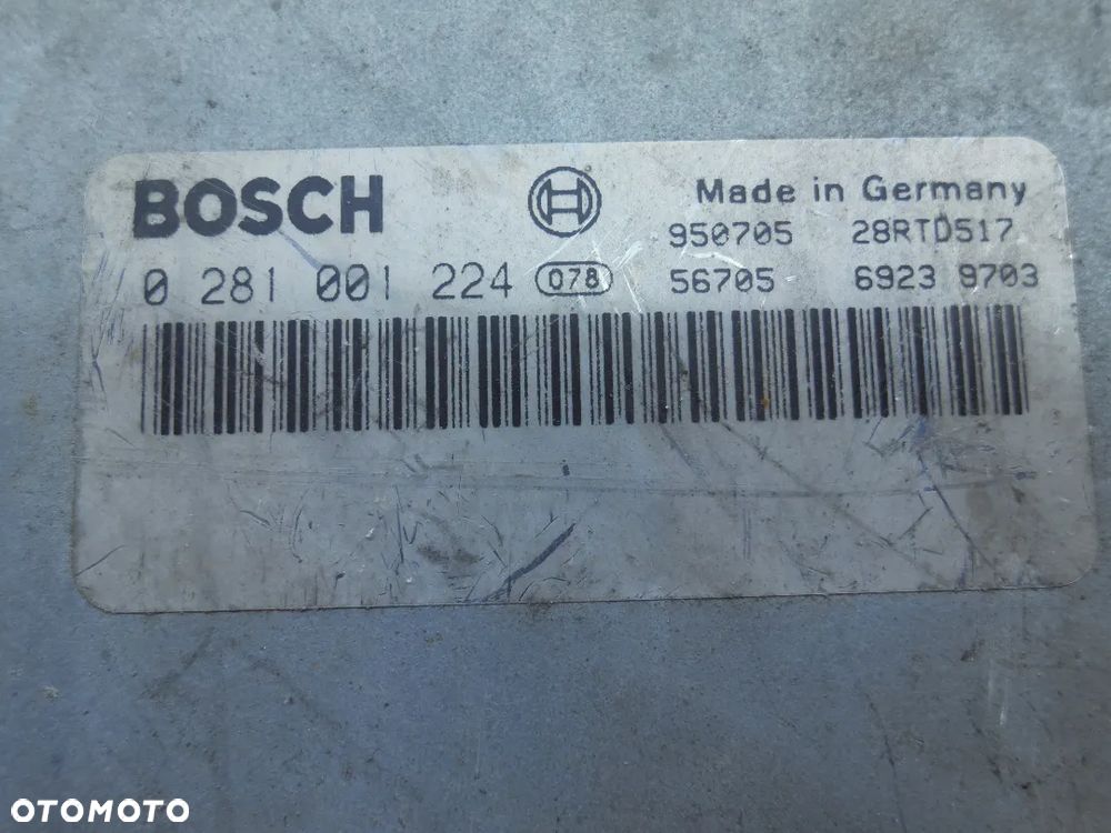 FIAT DUCATO 2.5 TDI - STEROWNIK SILNIKA 0281001224 - 2