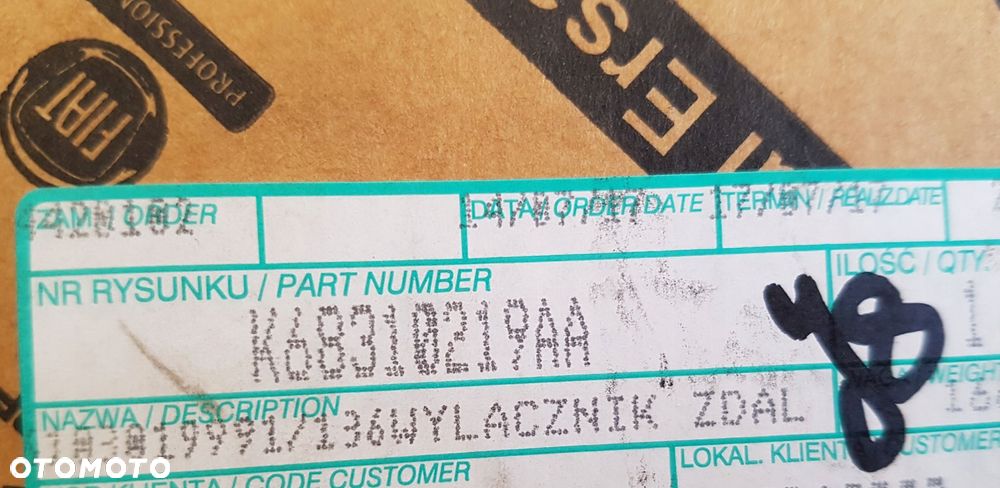 chrysler termowłącznik wentylatora chłodnicy 68310219aa - 5