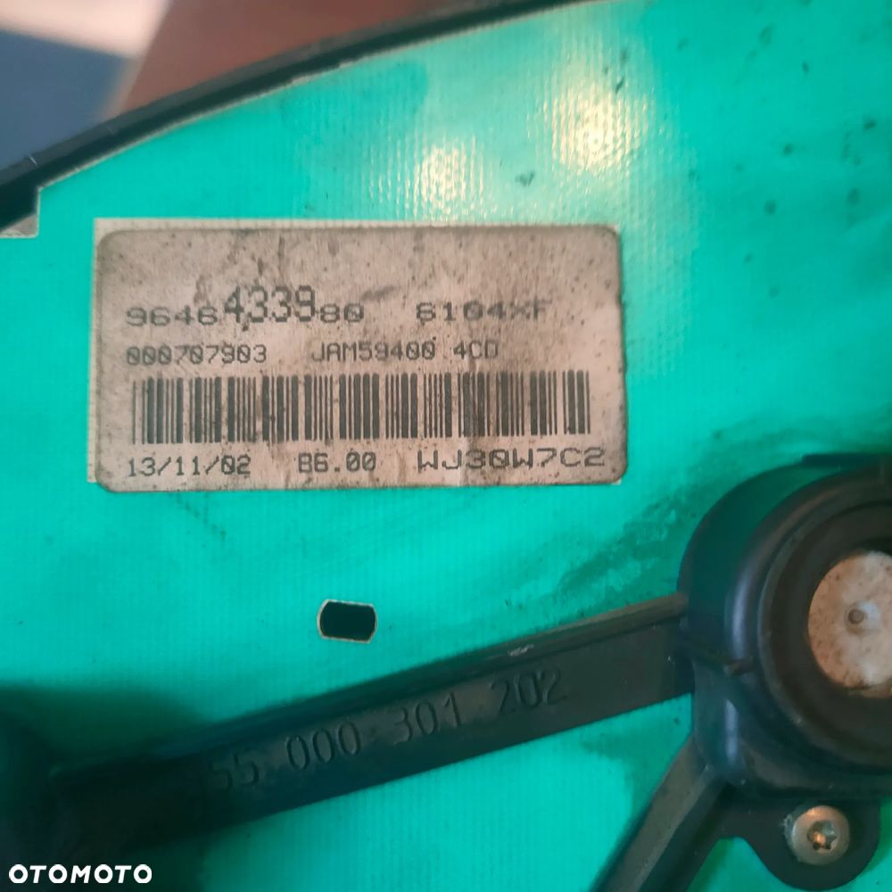 BERLINGO I LICZNIK ZEGARY 2,0HDI LIFT 9646433980 - 2