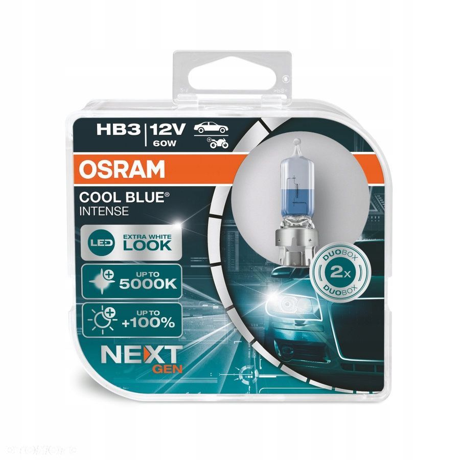 ŻAROWKA OSRAM HB3 COOL BLUE INTENSE 5000K XENON - 1