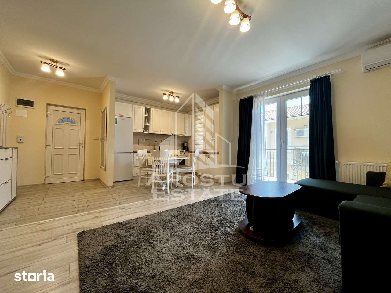 Apartament cu 2 camere de inchiriat, loc de parcare, Giroc — fotografia 1