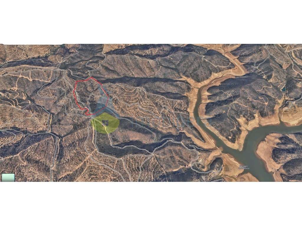 Terreno com 77.040 m2 - Alferce - Frente Barragem Odelouca - Grande imagem: 2/3