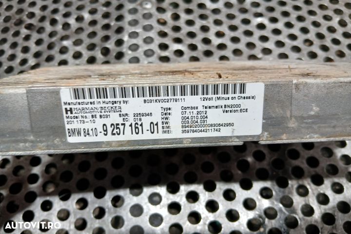 Modul Bluetooth 9257161 9257161 BMW X1 E84 [facelift] [2012 - 2015] C - 3