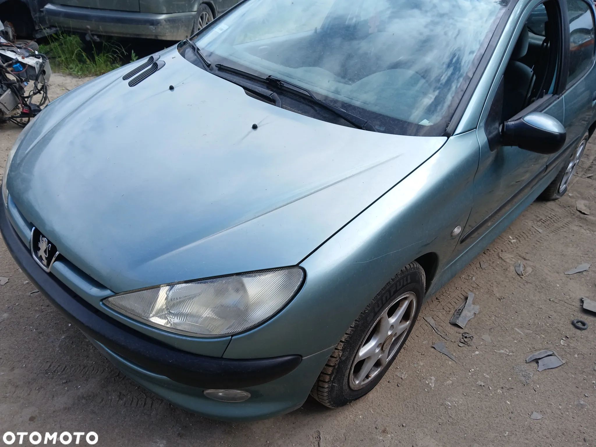 peugeot 206 5D KRV maska pokrywa silnika klapa bagażnika zderzak lampa reflektor pas przedni stop - 1