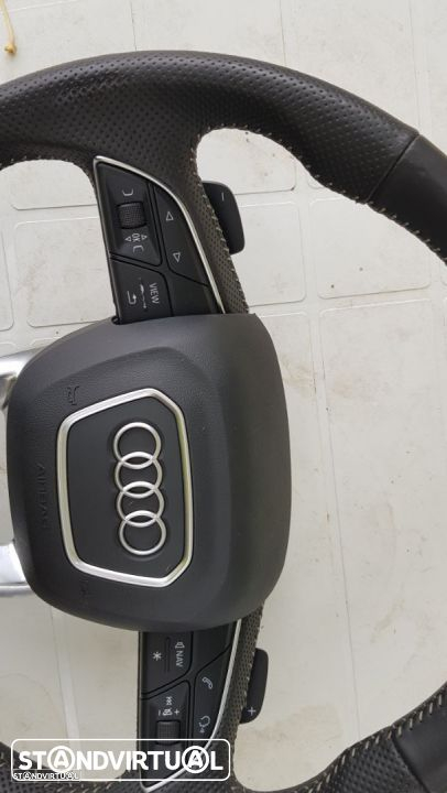 Volante completo com patilhas Audi S-line Q5 + Q2 + Q7 - 6
