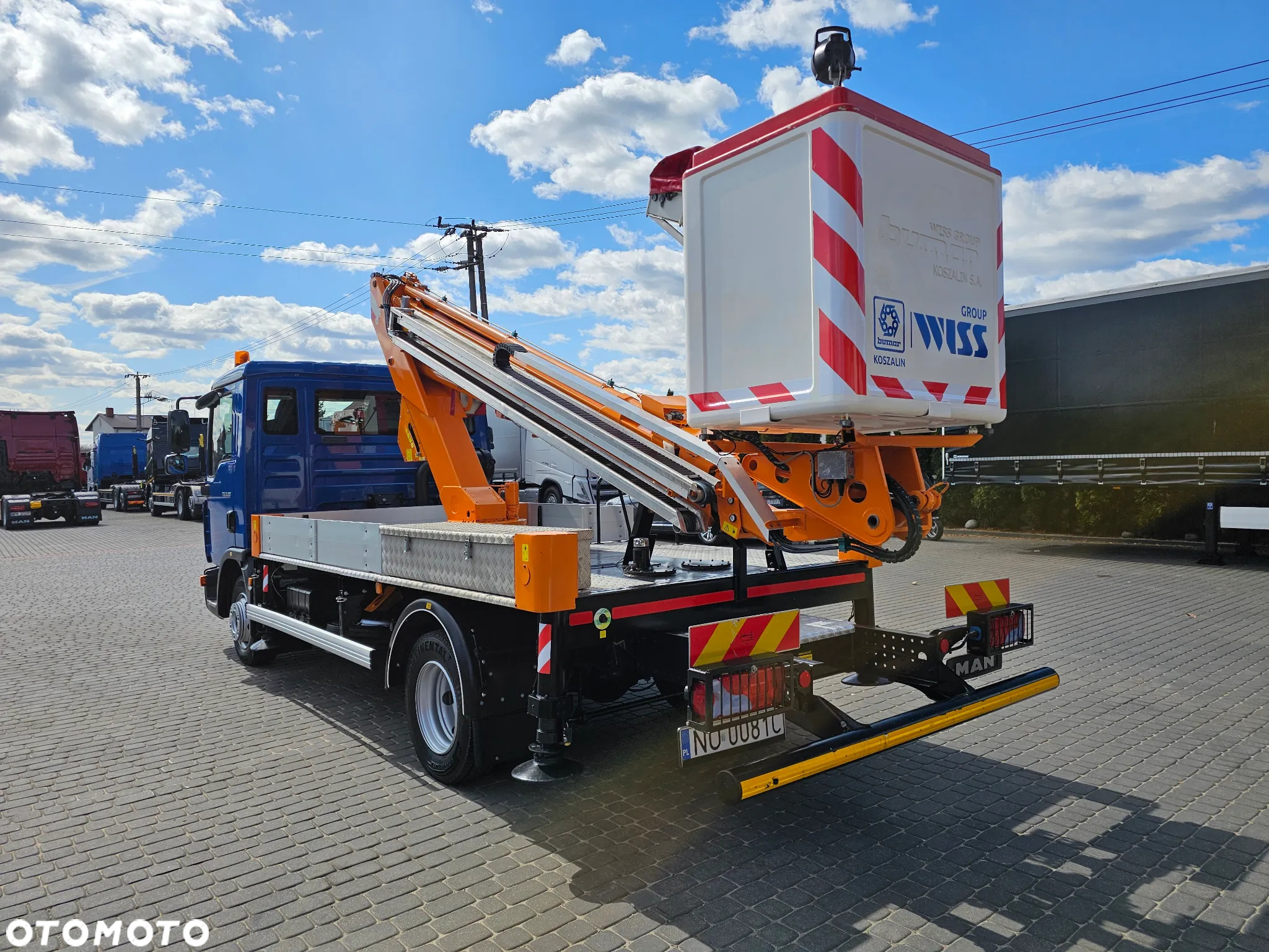 MAN TGL 8.180 ZWYŻKA PODNOŚNIK KOSZOWY 21m - 24
