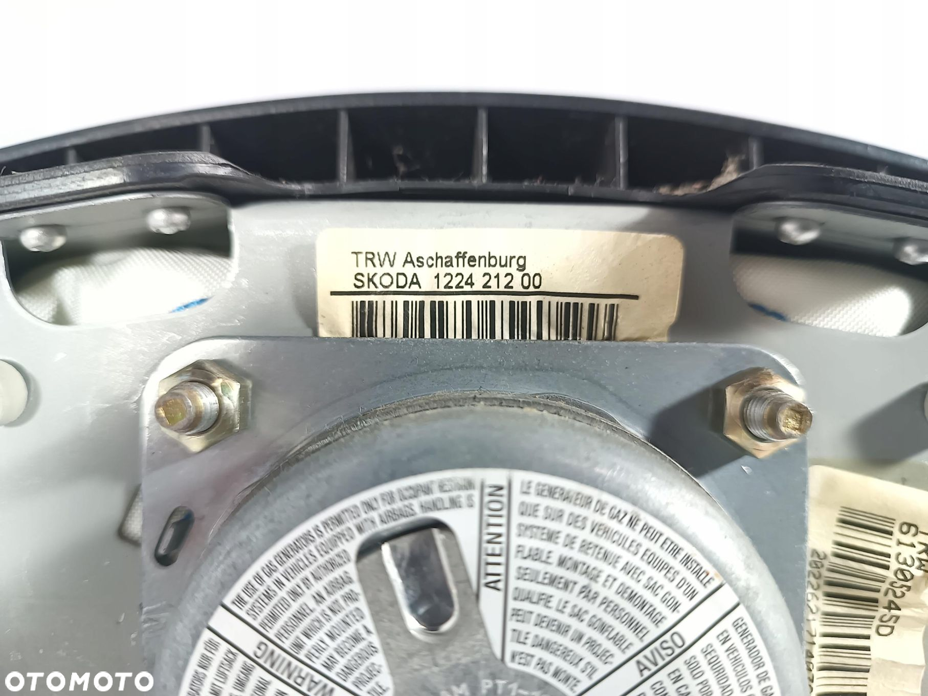 Skoda Fabia 1 I 98-08 PODUSZKA KIEROWNICY AIRBAG OE 122421200 - 5