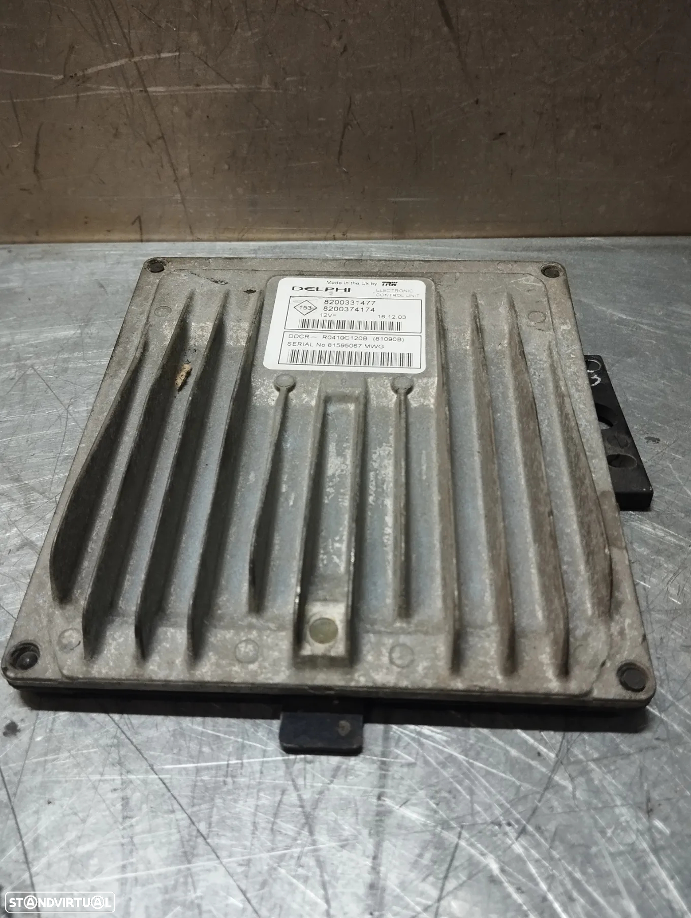 CENTRALINA DO MOTOR RENAULT CLIO II 1.5DCI 8200331477 8200469333 R0410B027D 8200412258 R0410B027C 8200374174 - 6