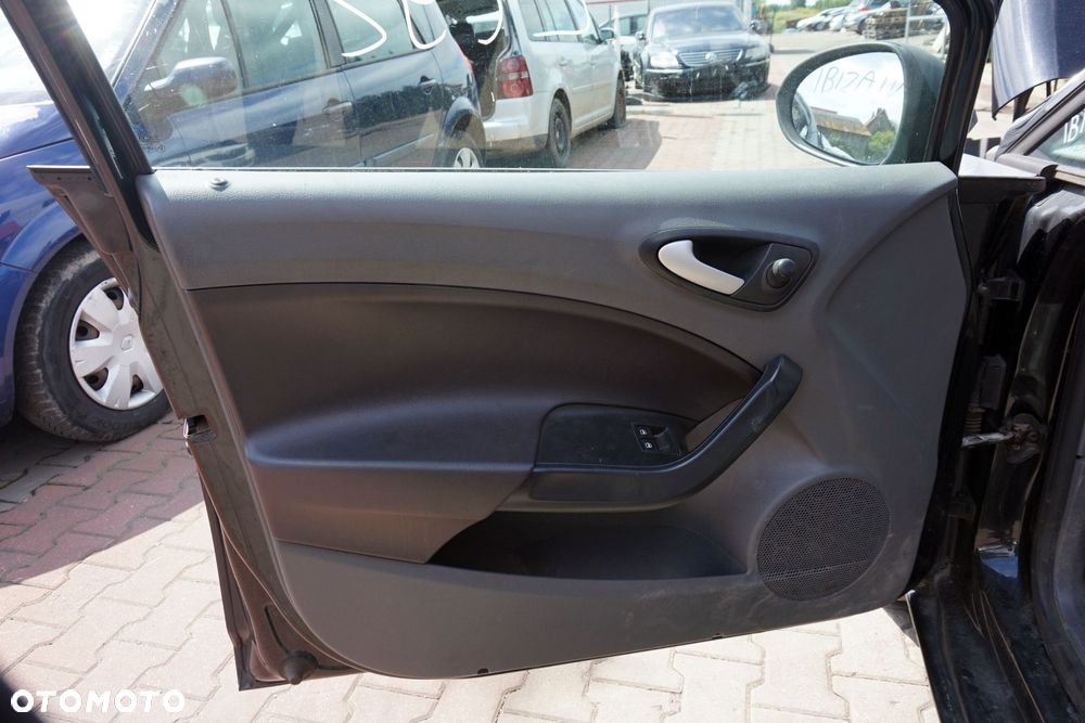 DRZWI PRZEDNIE LEWE IBIZA IV 6J 5D HB LC9Z  CZARNY SEAT 2008-2012 - 10