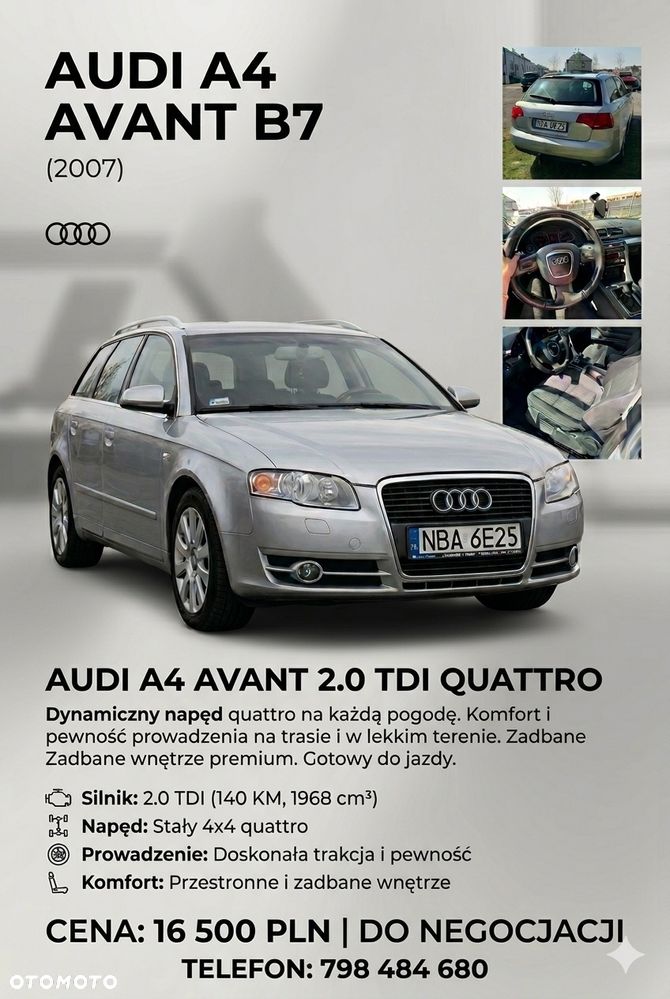 Audi A4 Avant 2.0 TDI DPF quattro - 1