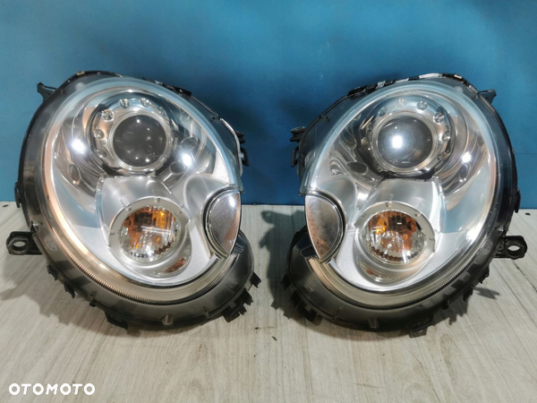 Mini Cooper R55 R56 R57 R58 lampa reflektor przód Bi-Xenon spryskiwacze