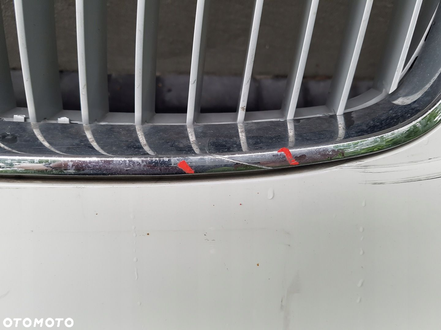 BMW 3 F30 F31 zderzak przód atrapa nerka 730834705 - 6