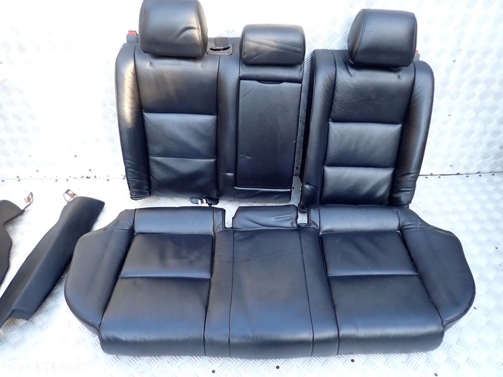 FOTELE SIEDZENIA KOMPLET PRZÓD TYŁ SKÓRA  AUDI A4 B6 - 9