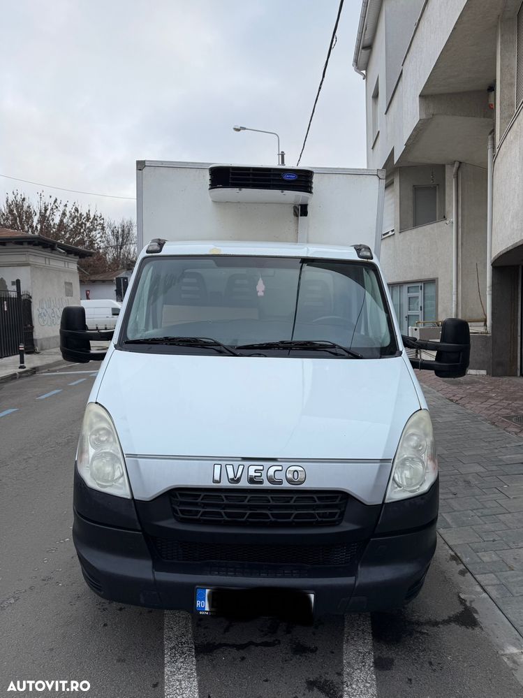 Iveco Daily 35c Frigorific Frig Carrier an 2014 Cub Izoterm 298.000km Istoric Service Facturi Kit Distribuție Ambreiaj Rezivie Frig AC Navi Discuri Placute Baterie Anvelope direcție suspensie Vopsea Ok TVA - 12