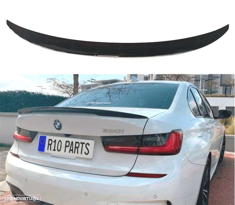 AILERON SPOILER BMW G20 19- LOOK M PERFORMANCE PRETO BRILHANTE - 1