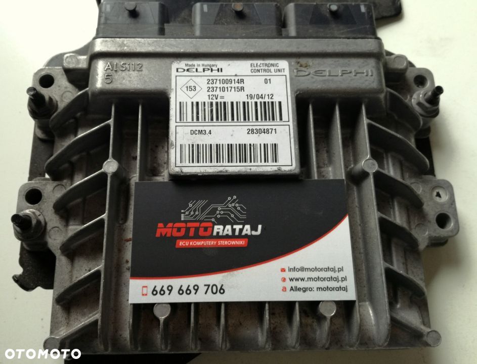 KOMPUTER RENAULT 237100914R 237101715R 28304871 - 1