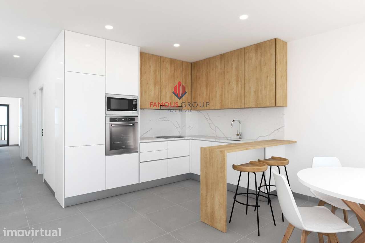 Apartamento T2 novo com estacionamento - Grande imagem: 5/19