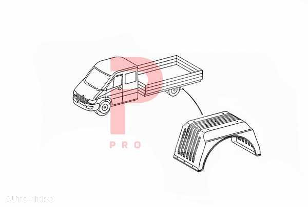 Aripi DOMAR pentru remorci platforme cu anvelope duble - 5