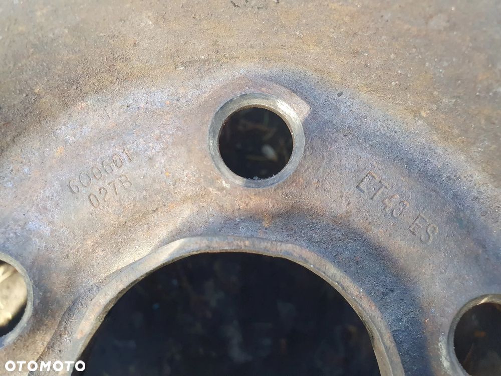 VW AG R15 4x KOŁO 5x100 195/55/R15 KOMPLET 4 KÓŁ ORYGINALNE FELGI 15 6J ET43 6Q0601027B - 6