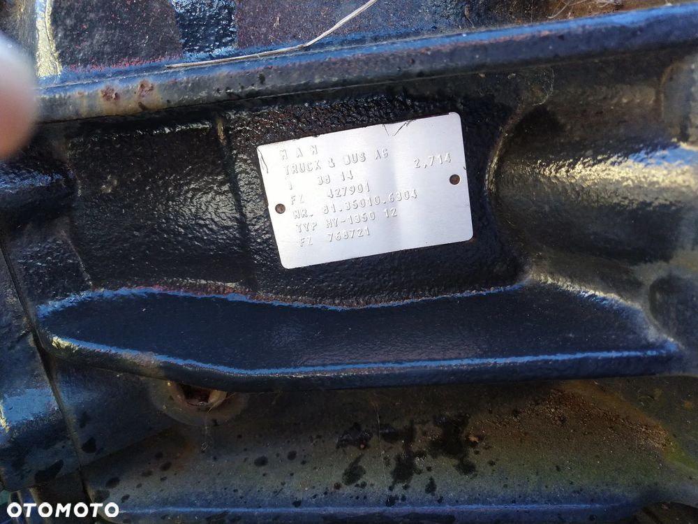 man tgx tgs most dyfer oś główka mostu 38:14  38:15 hy1350 - 3