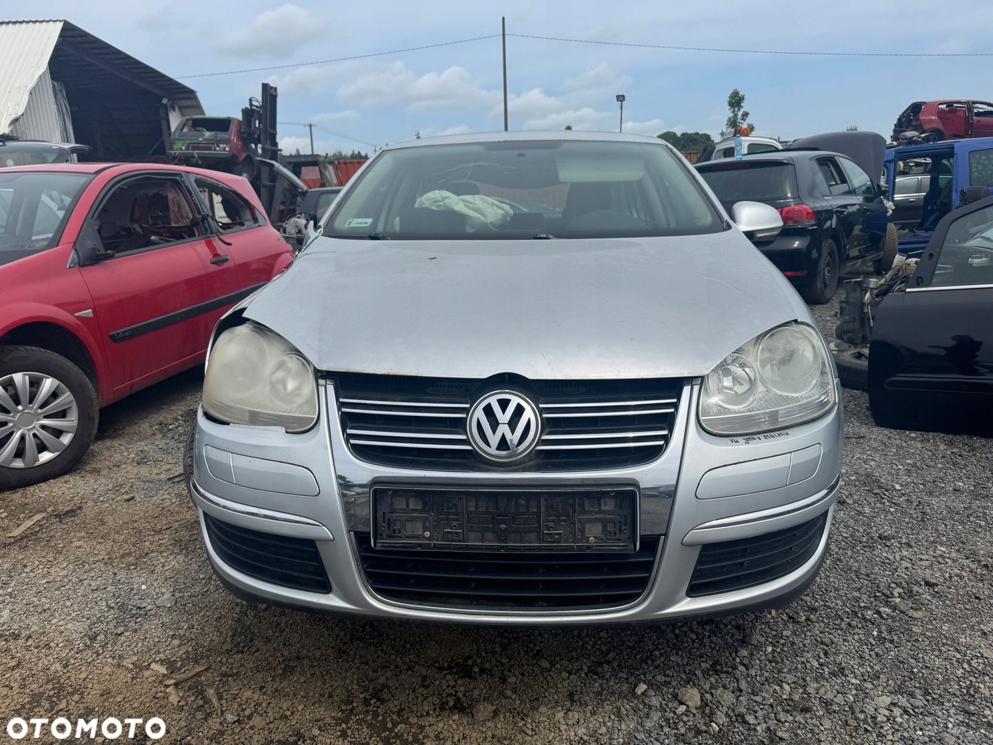 VW JETTA V ZDERZAK PRZÓD PRZEDNI LA7W - 2