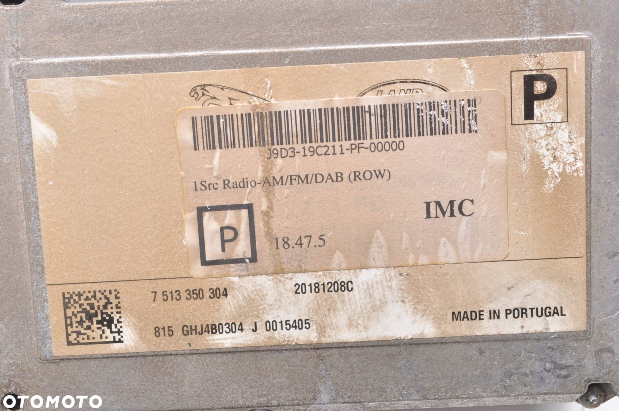LAND ROVER RANGE ROVER VELAR L560 RADIO NAWIGACJA J9D3-19C211-PD - 3
